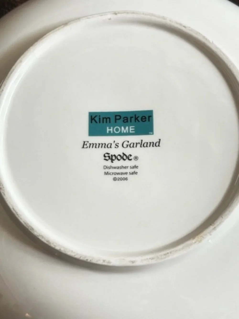 Vintage Spode Emma's Garland Large Floral Soup Salad Serving Bowl